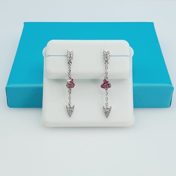 "925 Sterling Silver CZ Beautiful Earrings for Women, 1USPAR4254 - Picture 6 of 11